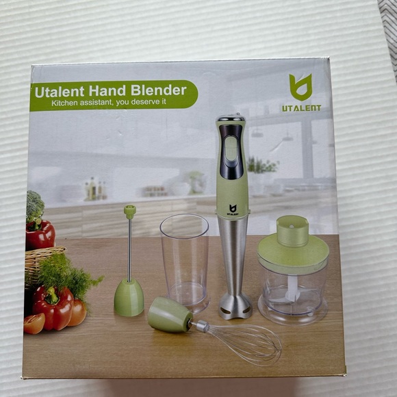 utalent Kitchen New Immersion Hand Blender Utalent 5in 8speed Stick